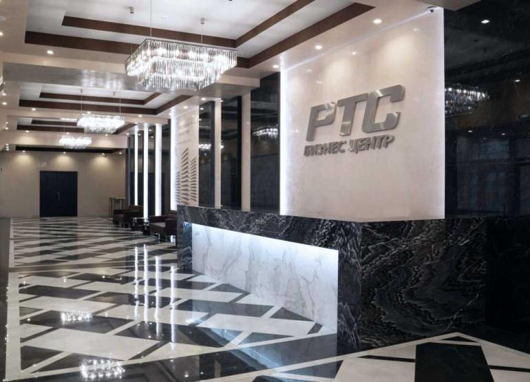 РТС Автозаводская: Вид главного ресепшен здания